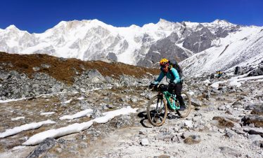 Manaslu Circuit Mountain Biking Tour, High Altitude Mountain Biking, Himalayan Action
