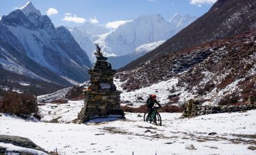 Manaslu Circuit Mountain Biking Tour, High Altitude Mountain Biking, Himalayan Action
