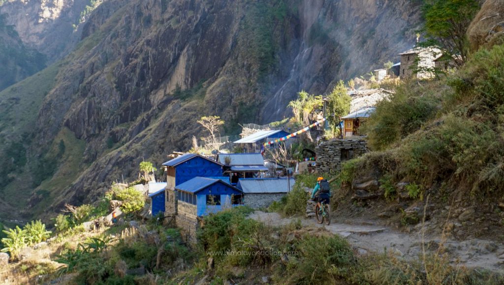 Manaslu Circuit Mountain Biking Tour, Himalayan Action