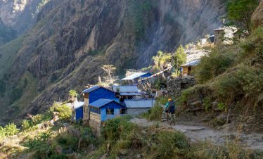Manaslu Circuit Mountain Biking Tour, Himalayan Action