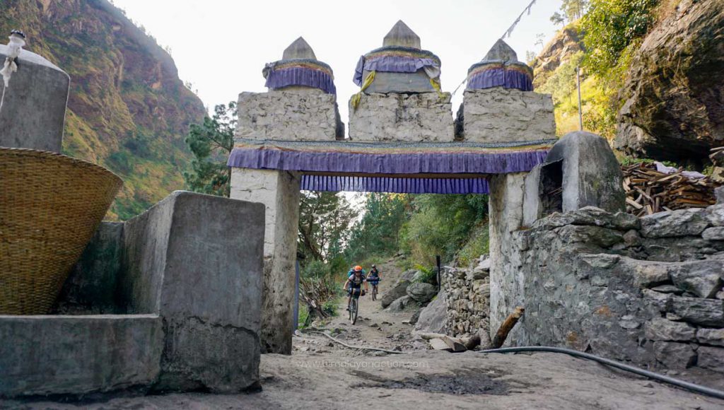 Manaslu Circuit Mountain Biking Tour, Himalayan Action