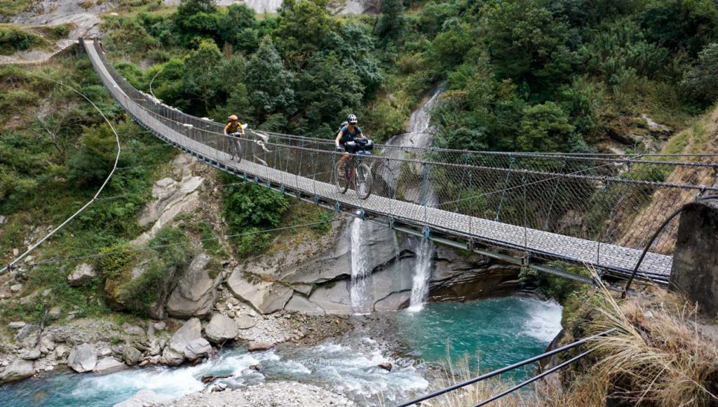 Manaslu Circuit Mountain Biking Tour, Himalayan Action
