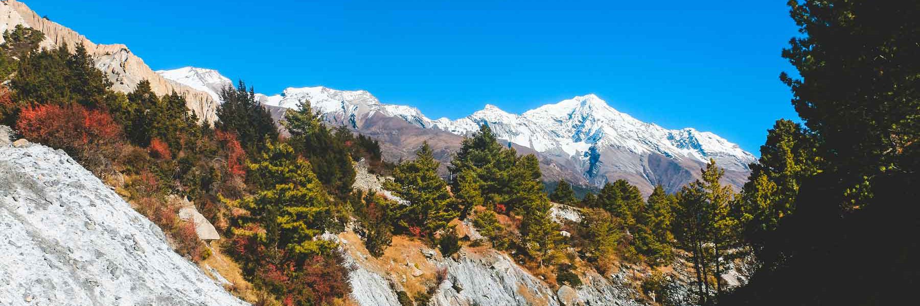 Annapurna Circuit Trek Landscape, Himalayan Action