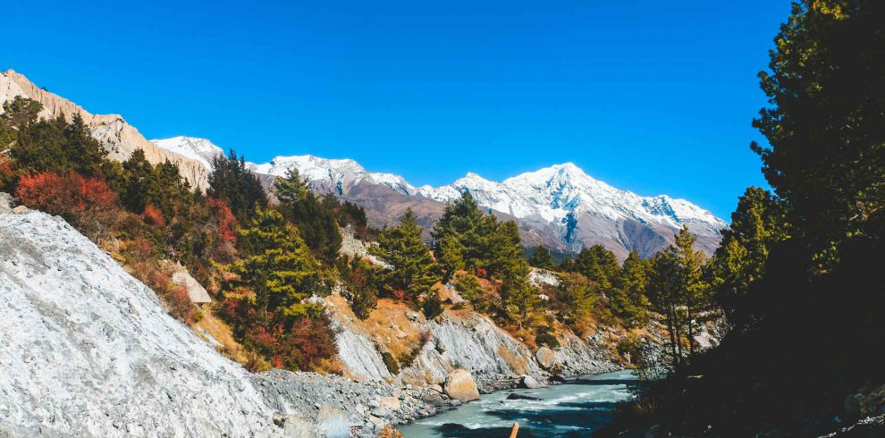 Annapurna Circuit Trek Landscape, Himalayan Action