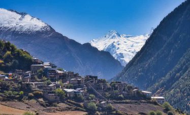 Annapurna Circuit Trek Village, Himalayan Action