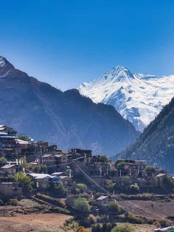 Annapurna Circuit Trek Village, Himalayan Action
