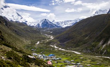 Dingboche Village, Everest Base Camp Trek, Himalayan Action