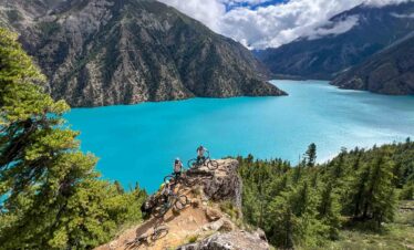 Shey Phoksundo Lake - Upper Dolpo Mountain Biking - Himalayan Action