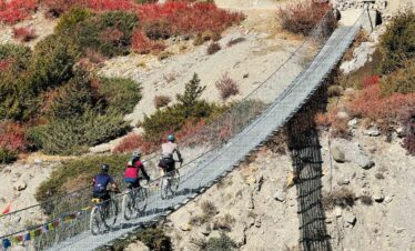 Thorong Phedi - Ledar Bridge - Annapurna Circuit Mounatain Biking Tour - Himalayan Action