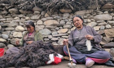 Traditionally Making Wool Threads at Upper Dolpo - Himalayan Action